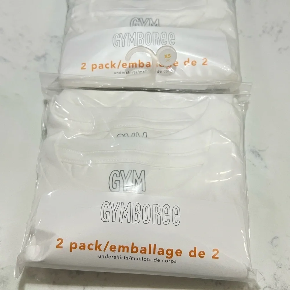 Gymboree White Undershirts 2-Pack